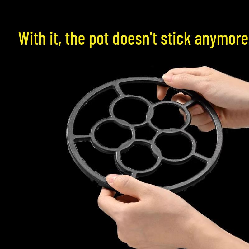 Универсальная нескользящая подставка для газовой плиты для маленьких кастрюль