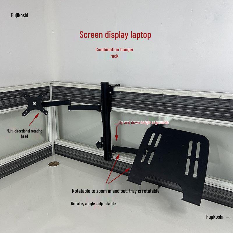 Adjustable Rotating Monitor and Laptop Desk Mount