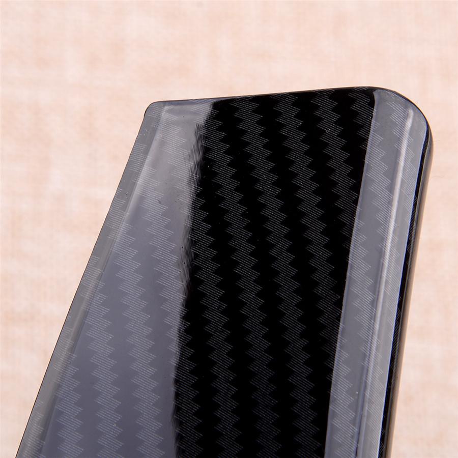 Carbon Fiber Look ABS Fog Light Trims Front+Rear For Honda Civic Hatch 2020 2021