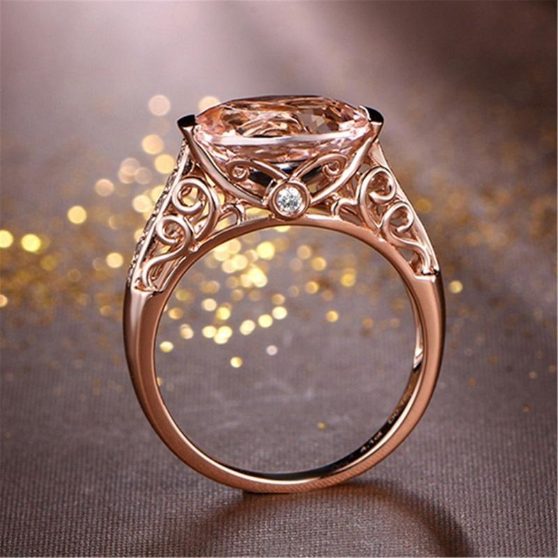 Sace Gems Классическое кольцо из медного сплава с цирконом, женские ювелирные изделия, свадебный подарок для вечеринки