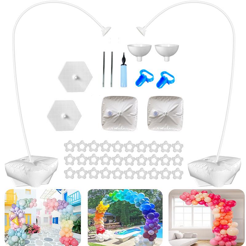 Гибкий набор для арки из воздушных шаров с алюминиево-пластиковыми трубками для украшения на день рождения