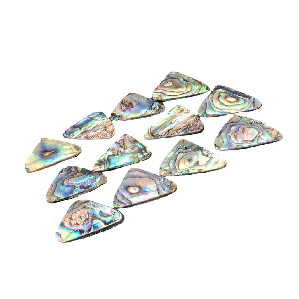 Треугольная изогнутая подвеска из раковины абалона для изготовления украшений и аксессуаров своими руками