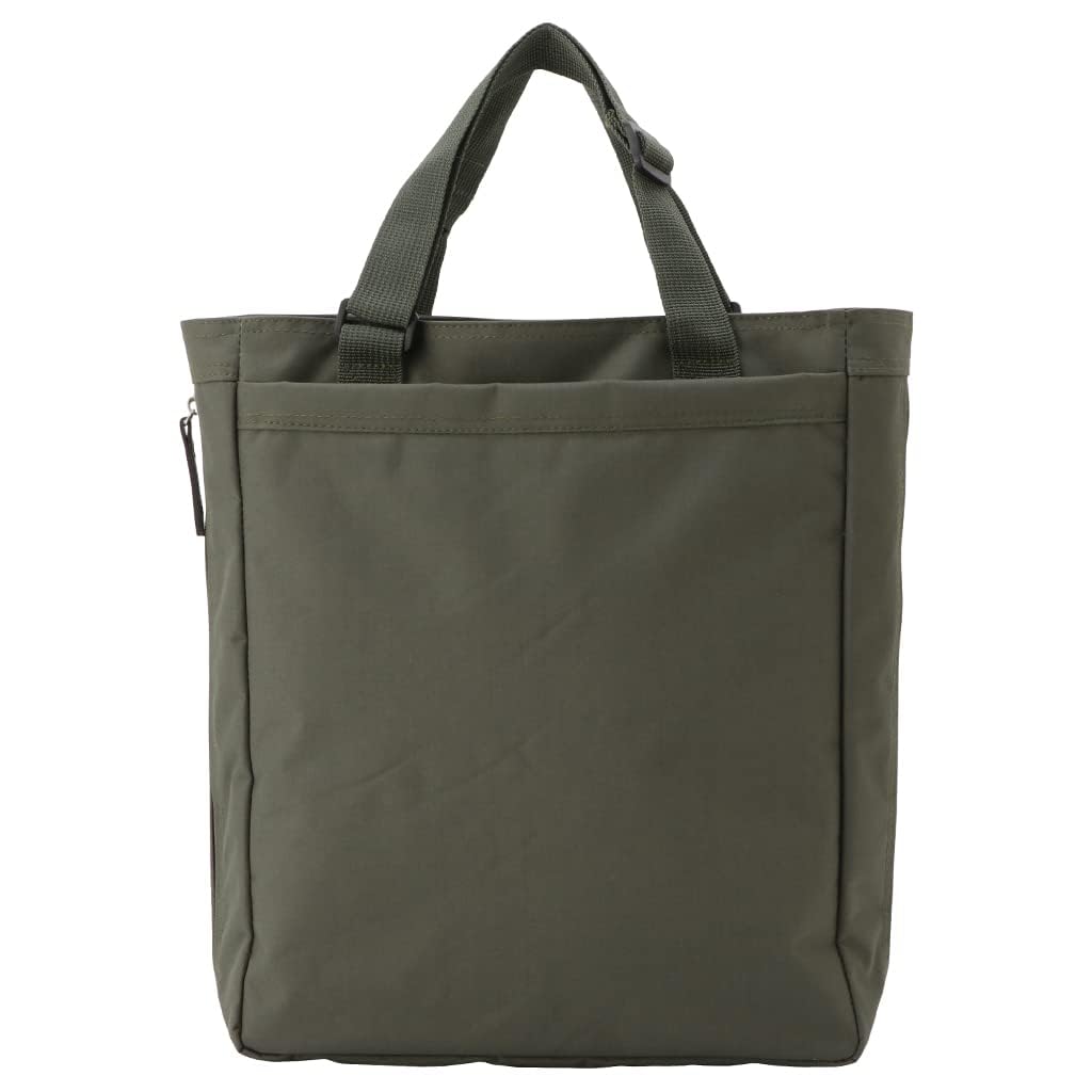 Tote Bag Bag Large Capacity A4 Casual Lightweight Extended 3976 Khaki Men's [Tote Men's Gusset]