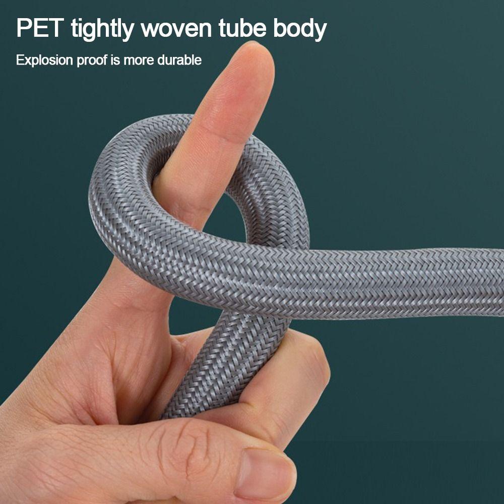 Anti Winding Handheld Shower Hose 1.5/2 Meter Bath Shower Nylon Pipe  Bathroom Accessories