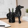 Подставка для ручек в форме лошади, 3D-печатный стаканчик для карандашей, Многофункциональный настольный органайзер для канцелярских принадлежностей для дома и офиса