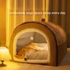 Питомник Four Seasons Универсальный питомник для собак Тип зимнего теплого съемного моющегося для собак малого и среднего размера Закрытое крупногабаритное кошачье гнездо