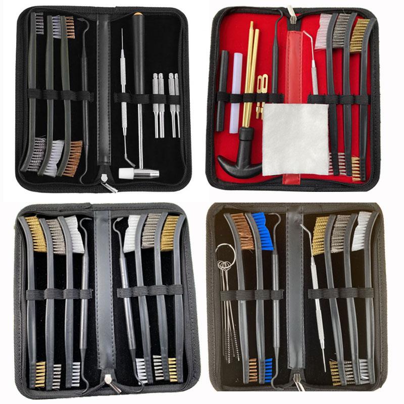 Универсальный набор для чистки оружия Охотничье ружье Пистолет Дробовик Инструмент для чистки пистолета