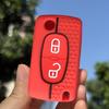 Чехол-брелок на 2 кнопки для Citroen C3 C4 Picasso Berlingo C-Crosser Чехол для Peugeot Partner Tepee 207 307 407 Заглушки для складного ключа