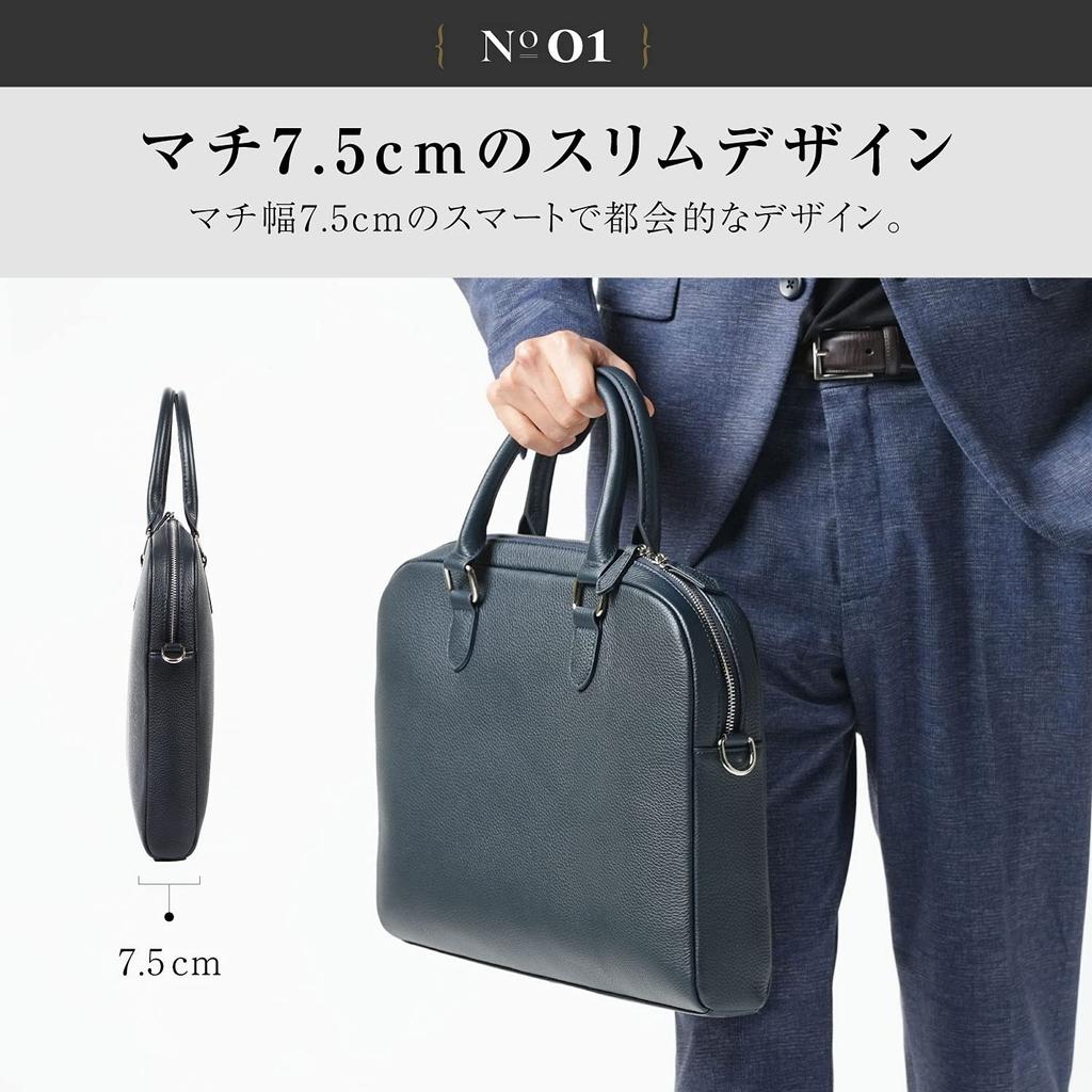 Портфель из термоусадочной кожи, тонкая натуральная кожа, деловая сумка из кожи, большая емкость, формат А4 [Mura], мужская (Верблюд)