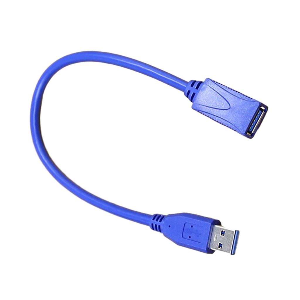 Удлинительный кабель USB3.0 с поддержкой передачи данных со скоростью 5 Гбит/с, удлинительный кабель с разъемами «папа-мама», линия передачи данных, синий/черный
