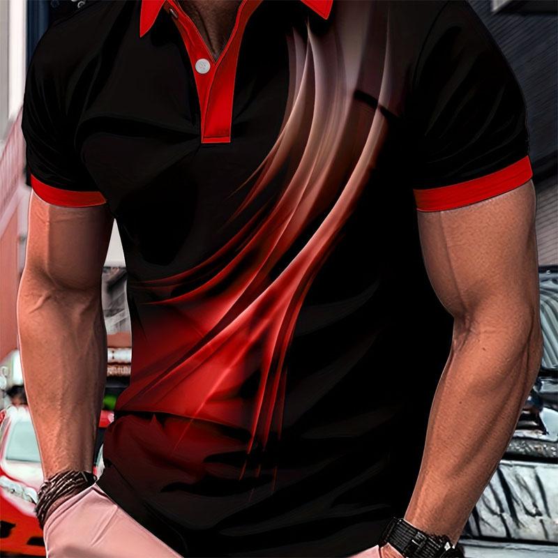 Short Sleeved Men's Golf Shirt Is Suitable for a Wide Range of Casual Style Summer Tops