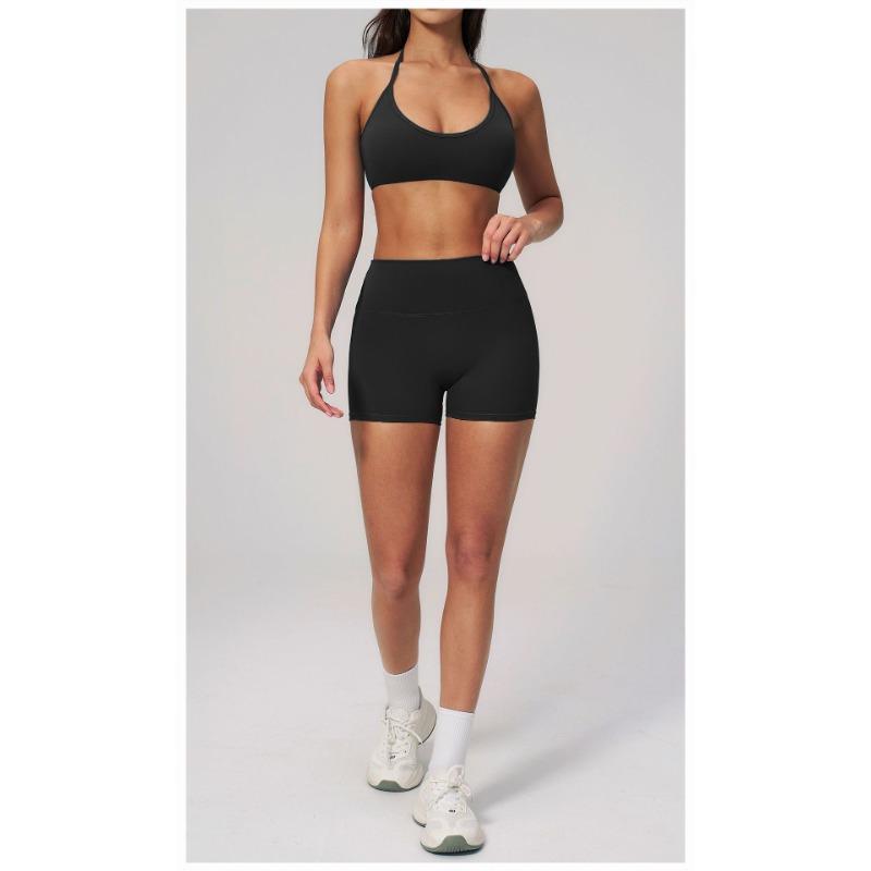Women S High Waist Tight Yoga Shorts Quick Dry For Gym Fitness