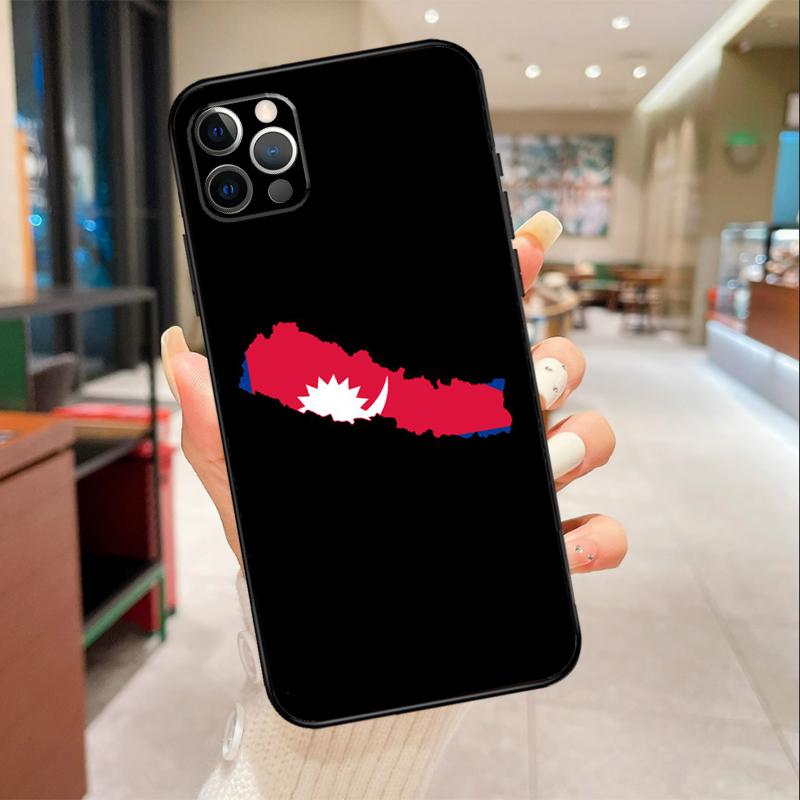 Nepal Flag Phone Case For iPhone 17 16 15 14 13 12 11 Pro Max mini 16 Plus 16e 17 Air Protective Cover