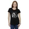 Elvis Womens/Ladies Triple Logo Portrait Cotton T-Shirt