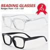 2pcs VOPHA Anti Blue Light Square Prescription Spectacles Women Men Spring Leg Farsightedness Glaasses +0.5 +1.0 To +3.0