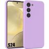Silicone Case - Booling - for Samsung Galaxy S24 - Ultra Slim - Scratch Protection - Purple