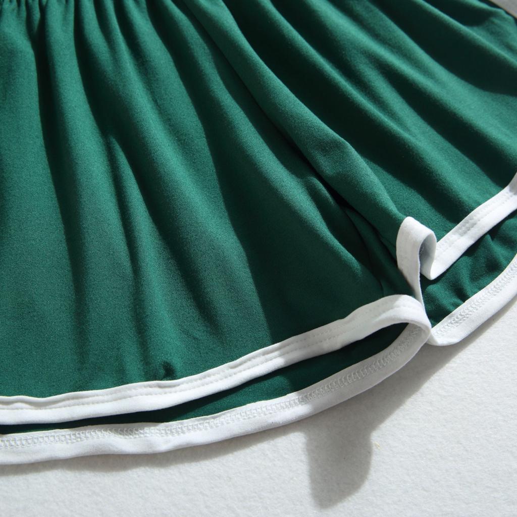 Женские летние модные универсальные гладкие эластичные спортивные шорты