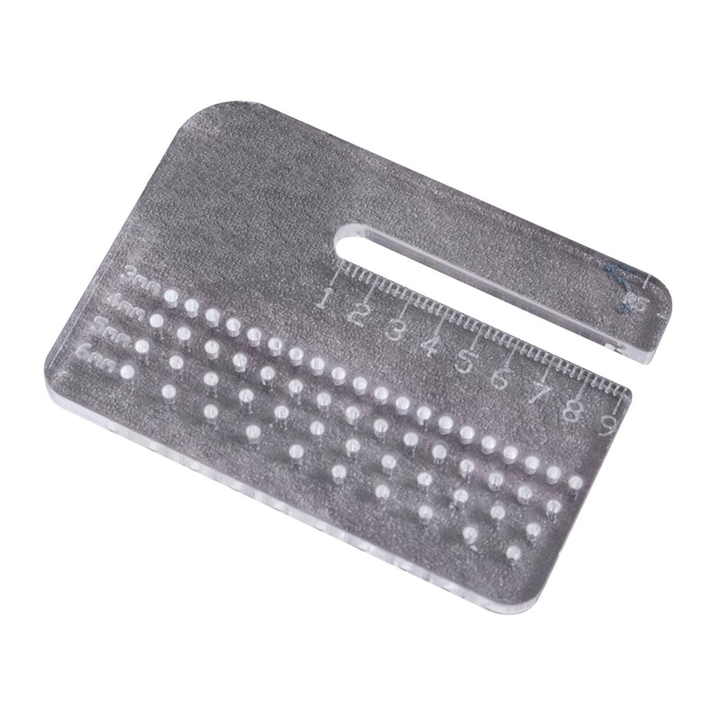 Acrylic Punching Aid Plate Leather Stitching Punch Aid Plate Leathercraft Punch Tool, Leather Stitching Aid Plate