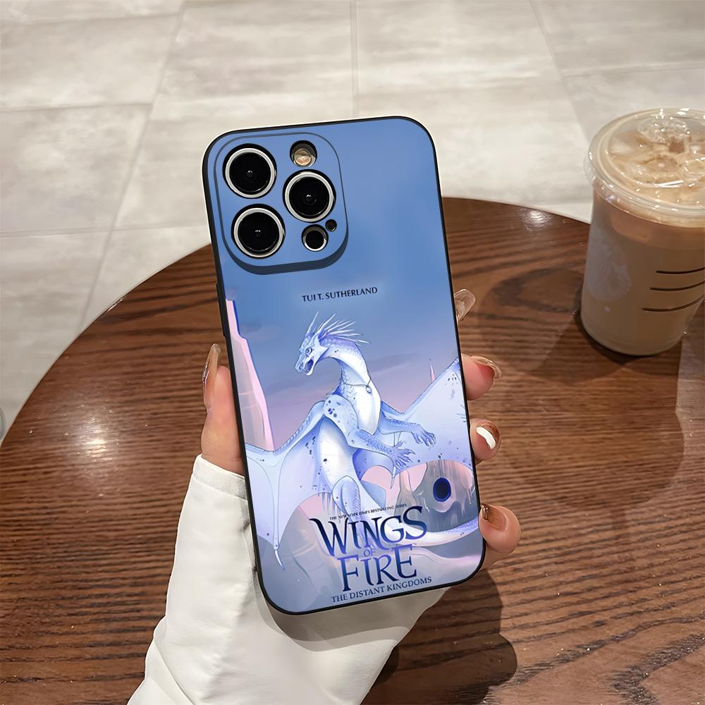 Мультяшный чехол для телефона 'Крылья Огня' Драконы Для 17 Pro Max Iphone 14 Pro Max 12 16 15 13 Pro 11 Xr X Xs 8 7 Plus Задняя крышка