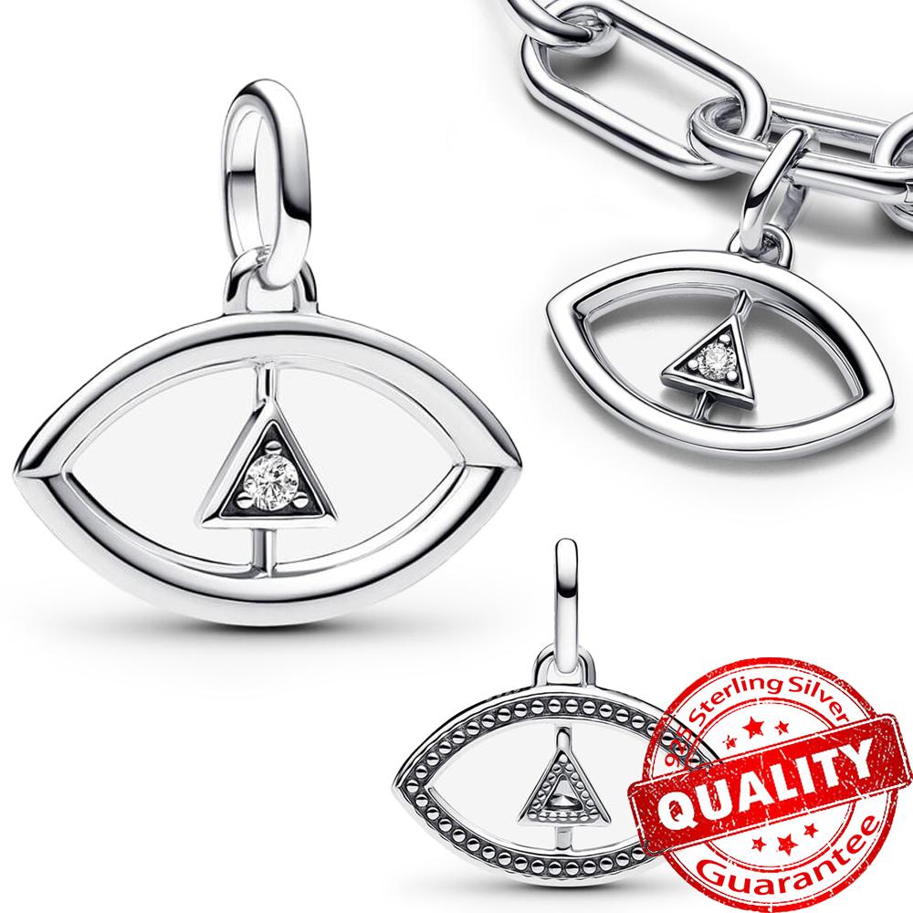 Классическое золотое проволочное сердце и сверкающий циркон из стерлингового серебра 925 пробы, подвеска-шарм "Ангел" для DIY-женского браслета, аксессуары для кулона