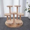 Multi Tier Desktop Display Stand Decorative Storage Rack Portable Wooden Storage Shelf  Table