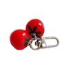 Mini Two Tomatoes Keychain Pendant Lovely Decoration Bag Phone Pendant Women Backpack Handbag Charm Gift for Girls