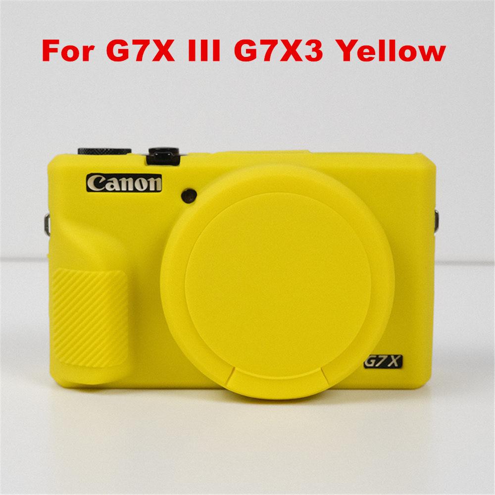 Чехол для Canon G7X Mark ii iii, Мягкий силиконовый чехол-накладка для корпуса камеры для Canon G7X Mark III II G7X2 G7X3 G7X II Цифровая камера