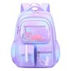 Sesame Gradient Cartoon Backpack for Girls, Grades 1-6