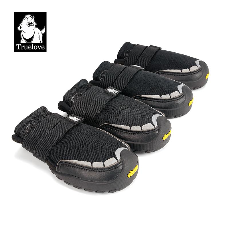 Truelove Обувь для животных Подошва Vibram Светоотражающая Прочная Противоскользящая Мягкая Сетка Нейлон Удобная Для улицы НОВИНКА 2/4 шт. Тренировочная TLS4862