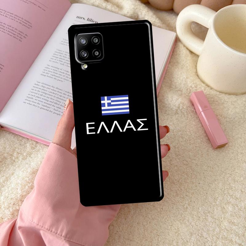 Греческий флаг Греции для Samsung Galaxy A54 A34 A14 A13 A52 A32 A12 A22 A72 A52S A33 A53 A73 A71 A51 чехол для телефона