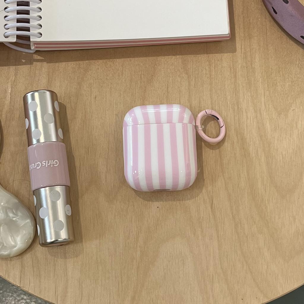 Простой Дофаминовый Полосатый Чехол для Apple AirPods1/1 Чехол для Наушников AirPods Pro1