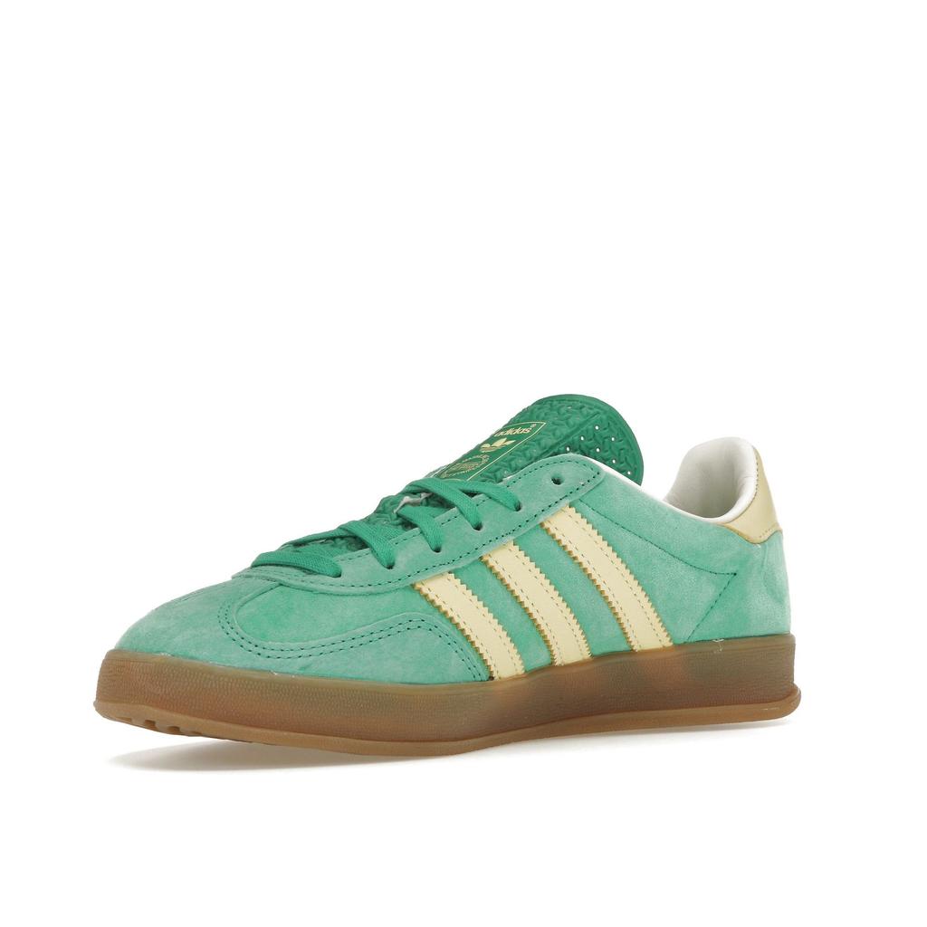 Adidas Gazelle Indoor Semi Court Green Almost Yellow Unisex Sneakers Gum IH7500