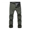 Men's Fall and Winter Plus Size Punching Pants Thickened Windproof Slim Sports Pants