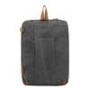Men Backpacks Cool Bell Nylon/Canvas Male Backpack &Shoulder Bag& Messenger Bag& Handbag 15.6/17.3 Inch Black/Gray CB-5506