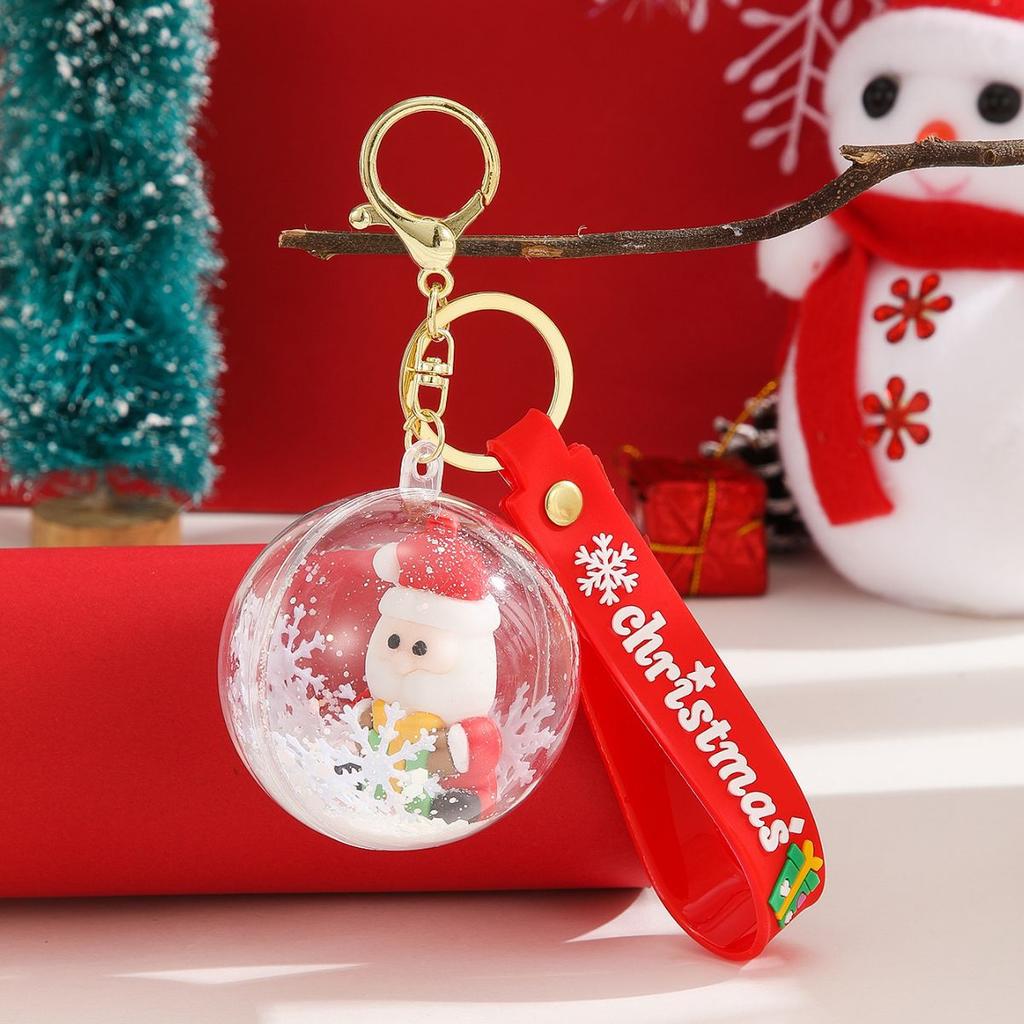 1 шт. Мультяшный шар Рождественский брелок Встряхни Музыкальный брелок Подвеска для автомобиля Украшение для подвешивания на школьную сумку Подарок