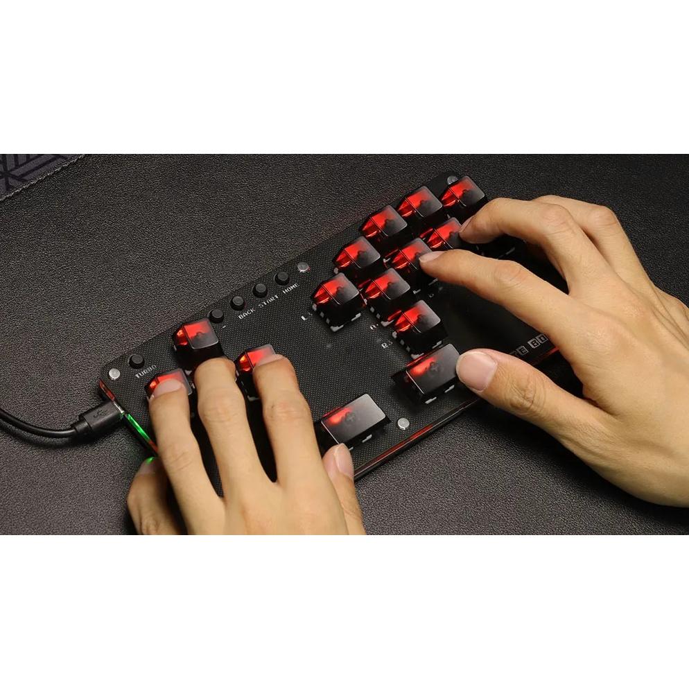 Haute42- COSMOX Мини Бескнопочный Аркадный Контроллер Fightstick Hitbox для ПК /Ps3/ Ps4 /Switch аркадный джойстик файт стики ps4