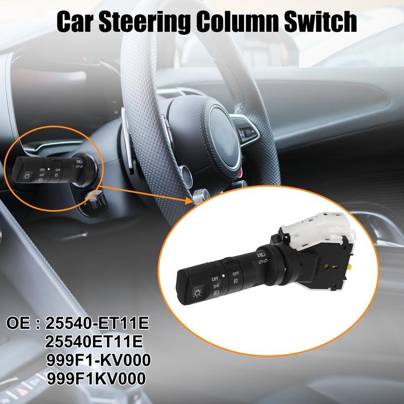 X Autohaux Turn Signal Switch Fog Light Multifunction Indicator Combination Switch 25540-ET11E 999F1-KV000 for Nissan Frontier