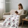 Soft Throw Blanket Cozy Knitted Throw Blanket High Quality Ghost Reading Blanket