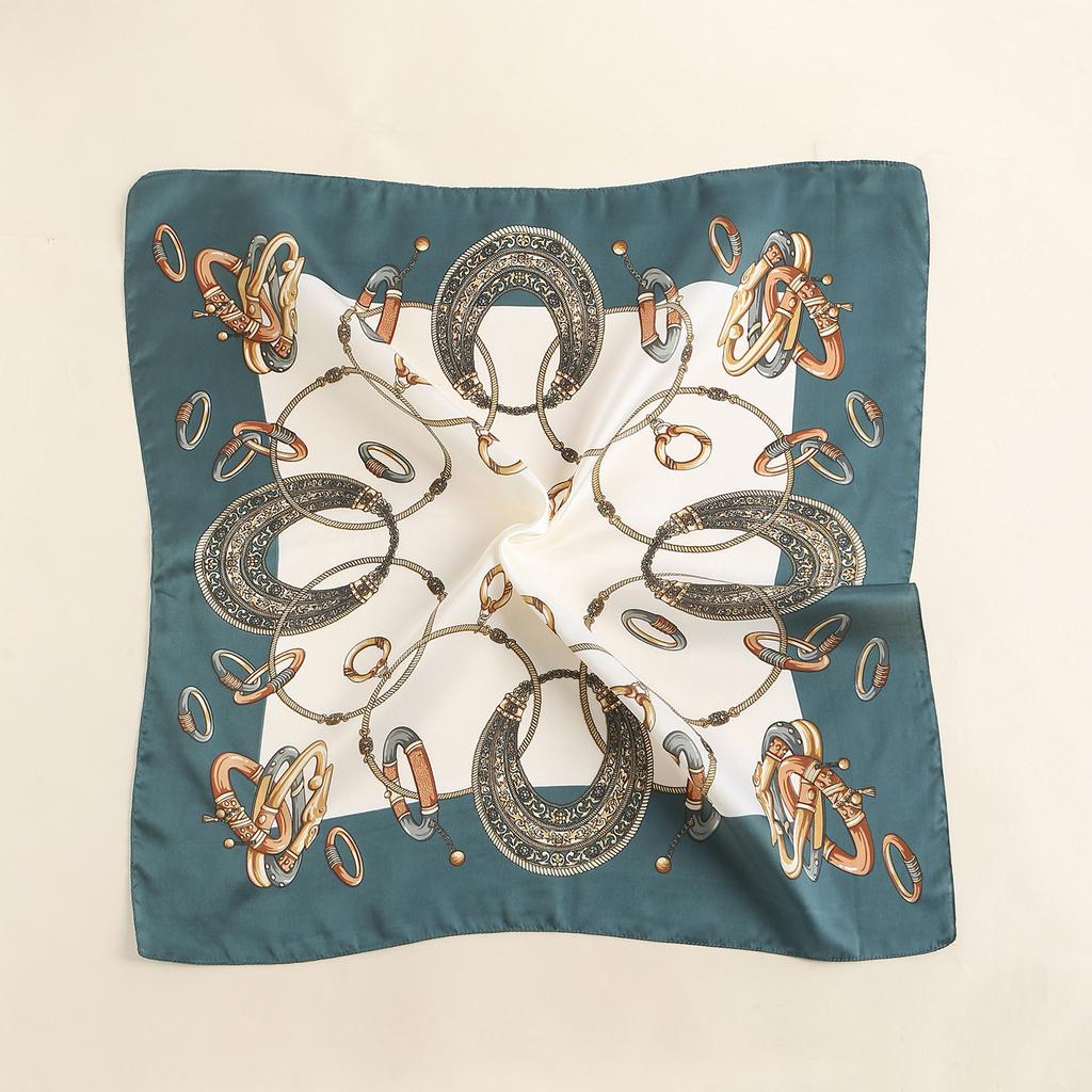 2024 New 70 CM Silk Shirt Decoration Small Square Scarf Fashionable And Versatile Commuting Scarf Neck Protection Scarf