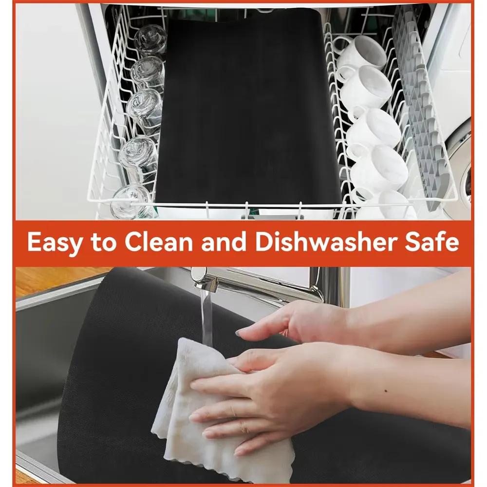 Подложки для нижней части электрической газовой духовки, многоразовые антипригарные тефлоновые защитные коврики, термостойкие коврики для гриля XX-013