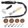 2500RPM Low Speed Pneumatic Grinding Machine Tire Repair Kit with Tungsten Steel Wheel Grinding Polishing for Car Truck Motorcycle