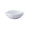 Тарелка Noritake Light Step, 16 см, для микроволновой печи и посудомоечной машины, тонкий фарфор, с ручкой, 370 мл, детская посуда, безопасная, розовая, (Армированный фарфор),
