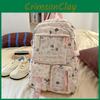Capacity Simple Large Backpack With Dachshund And Letter Print Design Daily For