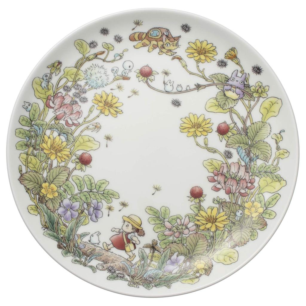 Noritake Plate 23cm My Neighbor Totoro Snake Strawberry Edition Microwave Safe 1 Piece Bone China T50116A/4660-3