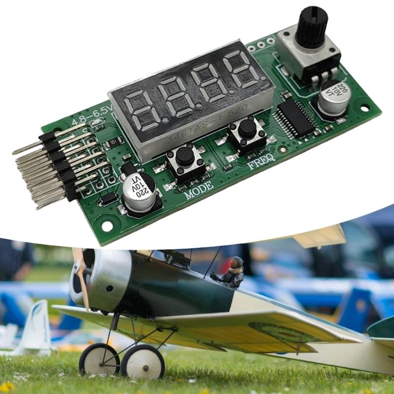 Multifunctional Electronic Motor Speed Regulator With LED Display Model Aircraft Tester Digital Analog Servo Tester