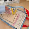 Transparent Test Paper Storage Bag Multifunctional File Folder Bag Cartoon File Bag  Kids