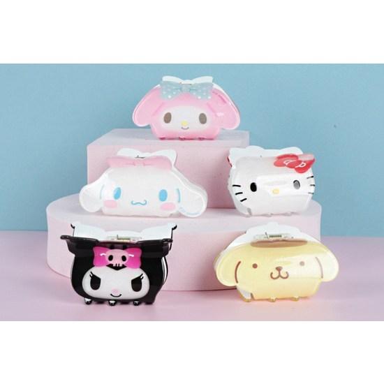 Мини-заколка для волос My Melody 4P + набор заколок для волос, популярный персонаж в Корее