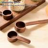 Black Walnut Gram Scoop Coffee Bean Scoop Wooden Sugar Spice Scoop Coffee Spoon Measuring Spoon