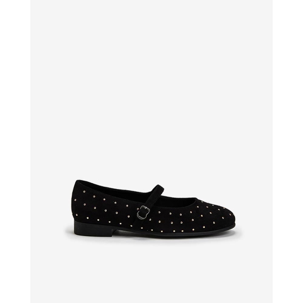 Simplet By Esquire Simple Women Dots Mary Jane Shoes Black