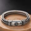 925 Silver Men 'S Bracelet Fashion Trend Personality Chinese Style Retro Creative Thai Silver Jewelry Accessories